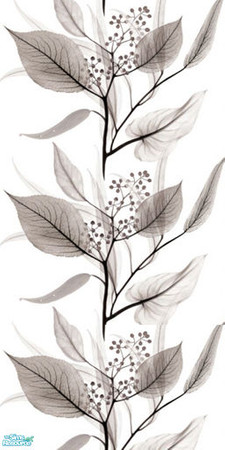 Sims 2 — Modern Wallpapers - Grey Leaf by ayyuff — 