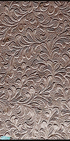 Sims 2 — Copper Crush by NonnaKosten — Embossed copper wall.
