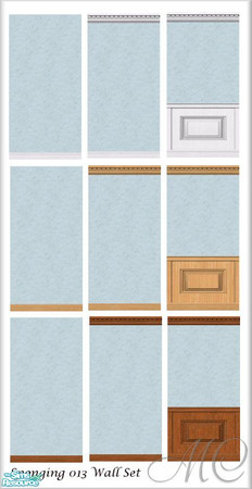 Sims 2 — Sponging 013 Wall Set by mistresscris — Created by MistressCris.
