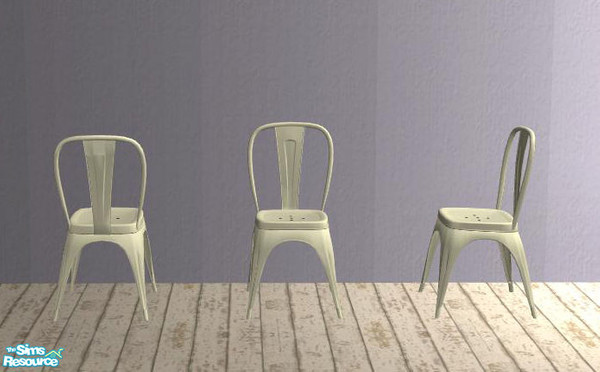 Sims 2 — PB Spring Dining Cream - Diningchair cream by ShinoKCR — 