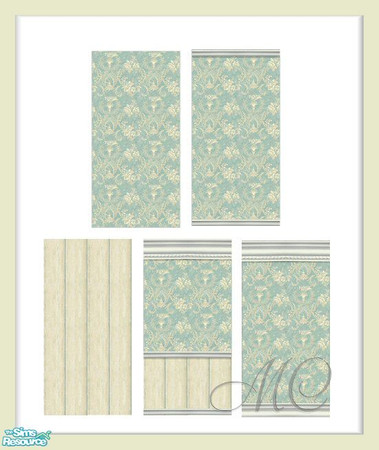 Sims 2 — Wall Set 009 by mistresscris — Created by MistressCris.