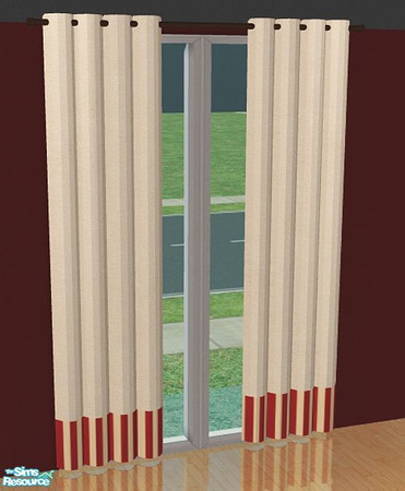 Sims 2 — Brandi Living - Drapes by SaeraMaples — Warm and comforting, a place to snuggle up by the fire.