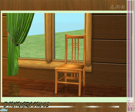 Sims 2 — Huabanzhu Diningroom03 - chair by huabanzhu — 