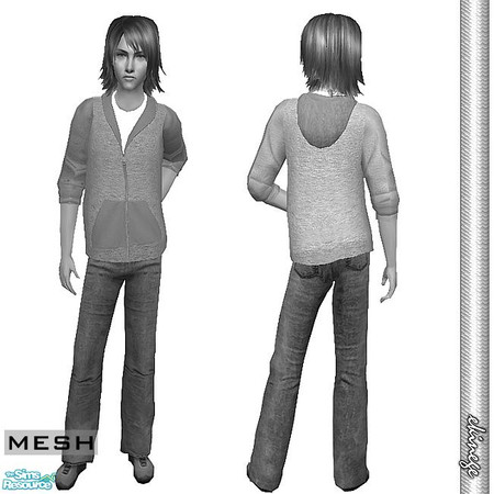 Sims 2 — EKN Mesh m02 by ekinege — 