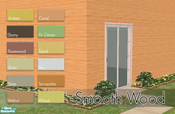 Sims 2 — Smooth Wood by Limefwooper — Splinter-free wood siding. Enjoy!