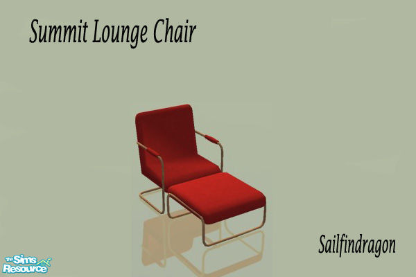 Sims 2 — Summit Furniture Collection - Lounge Chair (Mesh) by sailfindragon — Summit Furniture Collection Lounge Chair in