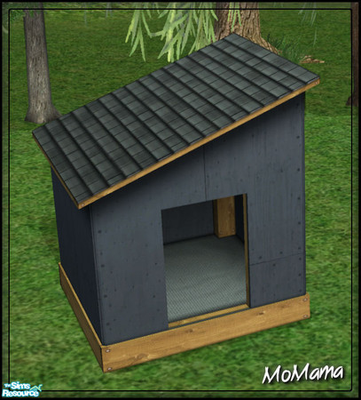 Sims 2 — NK Pets Desires - Steel Blue by MoMama — A Pets Desires pet home in Steel Blue. 