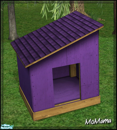 Sims 2 — NK Pets Desires - Purple by MoMama — A Pets Desires pet home in Purple. 