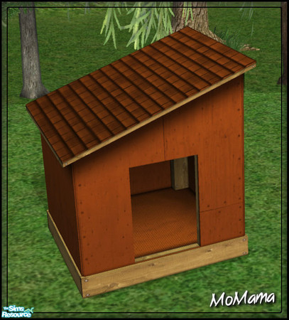 Sims 2 — NK Pets Desires - Peachy Brown by MoMama — A Pets Desires pet home in Peachy Brown. 