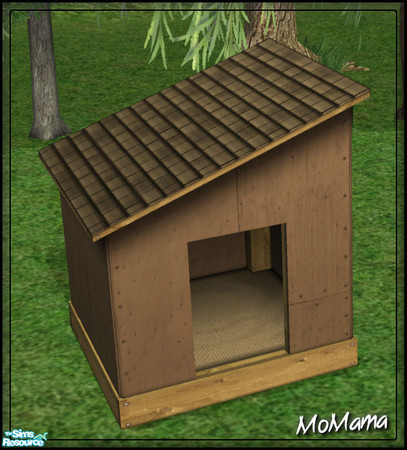Sims 2 — NK Pets Desires - Brown by MoMama — A Pets Desires pet home in Brown. 