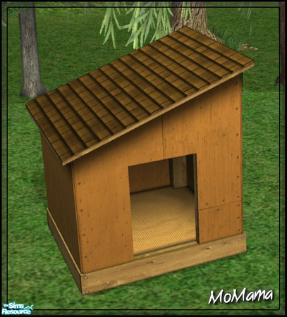 Sims 2 — NK Pets Desires - Gold by MoMama — A Pets Desires pet home in Gold. 