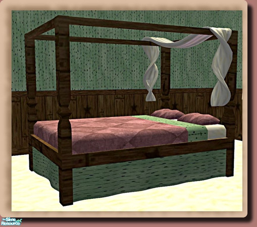 Sims 2 — TC117- Eliza Bedroom RC- Bed by mom_of2boyz — Texture Challenge 117 is a recolor of the Eliza Bedroom by