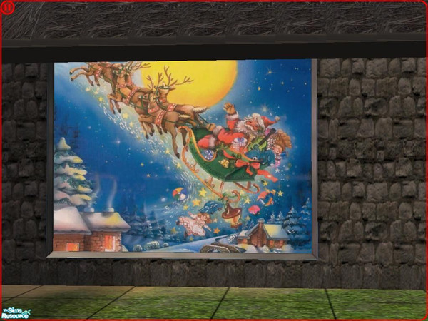 Sims 2 — on dasher on dancer by apemassie — santa and his reindeer