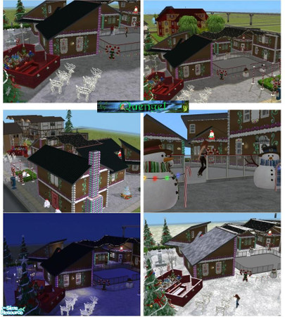 Sims 2 — Quengel 49 by Quengel — ~Christmas Market~ (community)Love YUMMY houses? Here is \"all you can eat\",