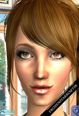 Sims 2 — Glitter Glam 1 by FrozenStarRo — New set of eyeshadows, brighter and bolder ^_^