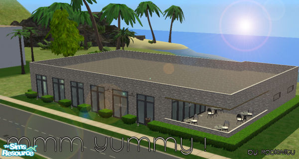 Sims 2 — Mmm Yummy ! by RockWitU — Mmm Yummy is a very fancy place to eat and have fun with you\'re lover. Maxis Only