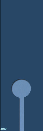 Sims 2 — Cutout Panel - Midnight on Denim #3 by Uma Design — Try something new! Cutout panel in midnight blue on denim.