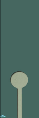 Sims 2 — Cutout Panel - Hunter Green on Sage #3 by Uma Design — Give your walls a makeover! Go for this cutout panel in