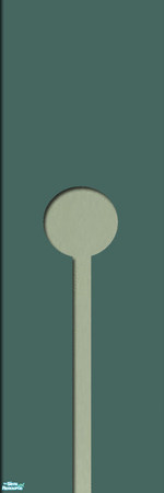 Sims 2 — Cutout Panel - Hunter Green on Sage #1 by Uma Design — Give your walls a makeover! Go for this cutout panel in
