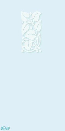 Sims 2 — blue lily wall by jasmine63 — blue lily wall