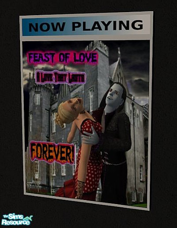 Sims 2 — TSS Movie Poster by SaeraMaples — Going downtown to take in a nice dinner? Why not stop by The Silver Screen and