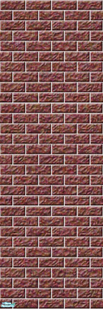 Sims 2 — Studio K Dark Brick - Burnt Coral by StudioKhagerks — 