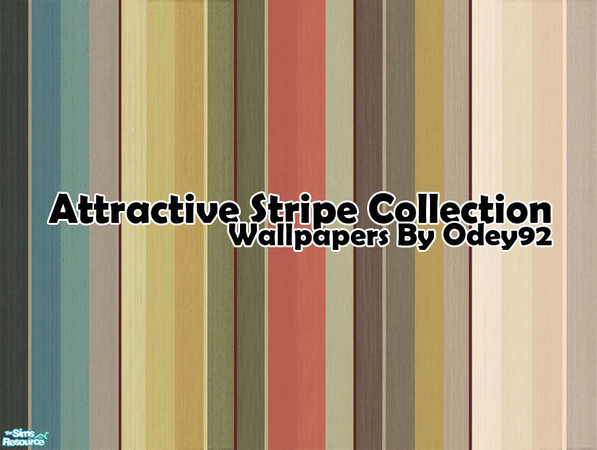 Sims 2 — Attractive Stripe Collection by Odey92 — This beautiful striped collection is again, great for feature walls,