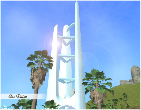 Sims 2 — One Dubai Tower by senemm — A set of 5 famous and unique buildings from Dubai and Istanbul, the Emirates Towers