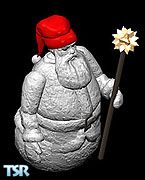 Sims 1 — Santa Snowman by Dincer — Part of the Christmas Exterior Set.
