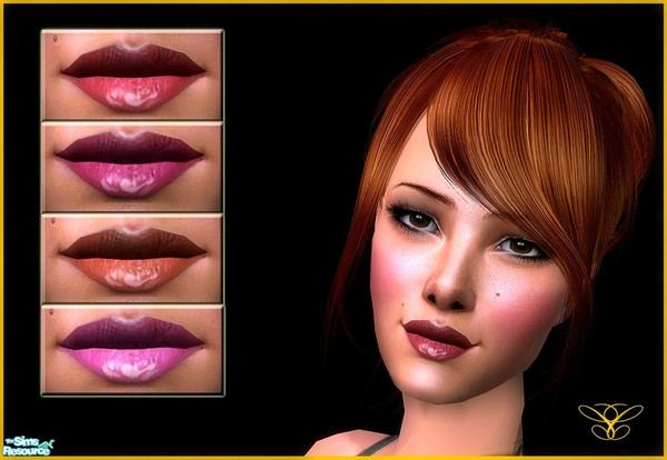 Sims 2 — Lipssss by cippa1982 — 4 lipcolours for your sims.