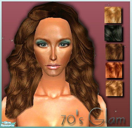 Sims 2 — 70's glam by ayabaka123 — this hair is very 70's and inspired by the hair off the roberto cavalli spring/07