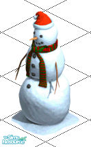 Sims 1 — Joinable Snowman by frisbud — Graphics by Maxis from The Sims Online. Adapted for The Sims by Peter of Atelier