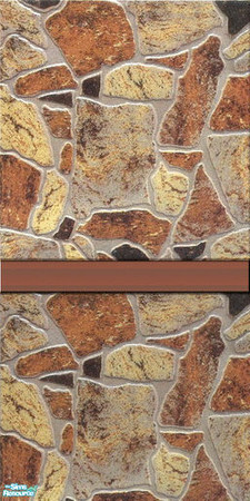 Sims 2 — Walls set - wall 7 by danaszy — Awesome in the game