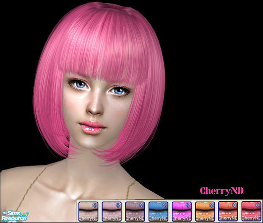 Sims 2 — party girl\'s lip by CherryND — shining lip for young girls.