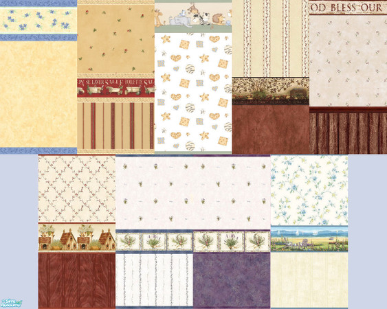 Sims 2 — mk2382walls4 by MK23.82 — wall set