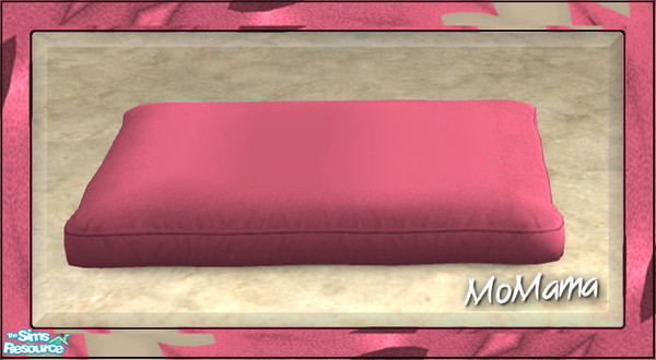 Sims 2 — NK Pink Pet Things - Comfy Pet Pillow Pink by MoMama — A comfy pet pillow in a powerful pink.