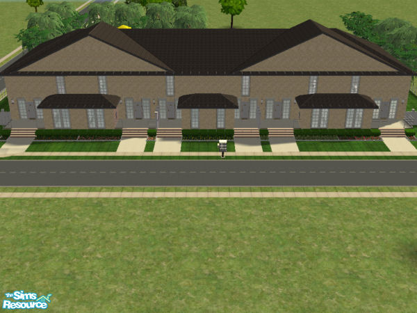 Sims 2 — Pleasantview Condos by robbyngirl — This a 6 unit duxplex with 4 family size condos, two bed, three bath