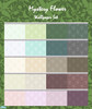 Sims 2 — Mystery Flower Wallpaper Set by Kara0307 — Put some mystery on your walls! These mysterious wallpapers come in