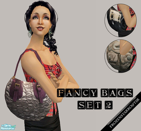 Sims 2 — Fancy Bags Set 2 by FrozenStarRo — Older creation. Another set of purses. 