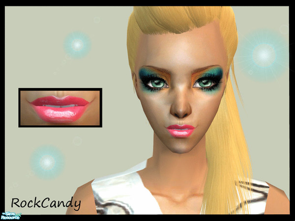 Sims 2 — Pink Blush lipgloss - RockCandy by danzina — 4 pink lipglosses for your sims, enjoy =]