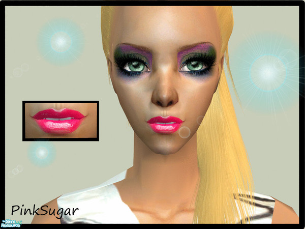 Sims 2 — Pink Blush lipgloss -PinkSugar by danzina — 4 pink lipglosses for your sims, enjoy =]