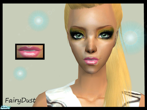 Sims 2 — Pink Blush lipgloss -FairyDust by danzina — 4 pink lipglosses for your sims, enjoy =]