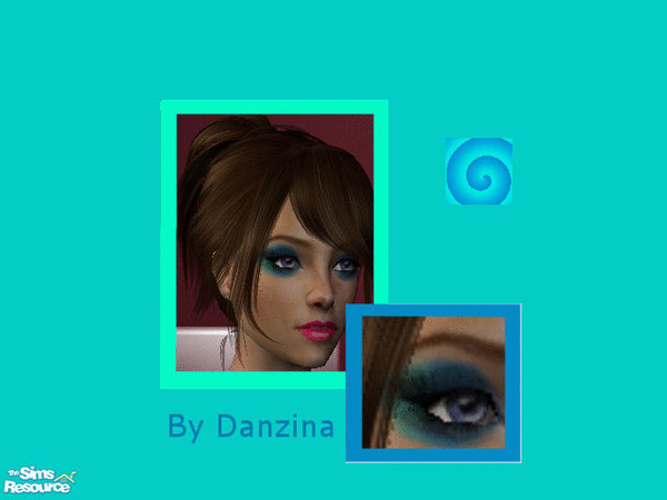 Sims 2 — Twist eyeshadow by danzina — 5 eyeshadows in bright colours. enjoy =]