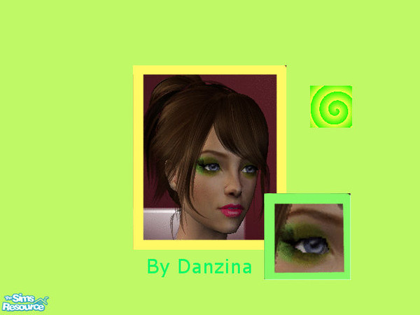Sims 2 — Twist eyeshadow by danzina — 5 eyeshadows in bright colours. enjoy =]