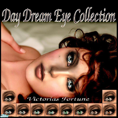 Sims 2 — VF Day Dream Eye Collection by fortunecookie1 — Here are 10 new eyes that will make your sims day dreams come