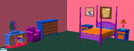 Sims 2 — Simpsons: Marge and Homer Simpson\'s Bedroom by starstrucsims — Recolours of furniture to simulate Marge and