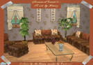 Sims 2 — TC 118 by H3wwy — An afternoon at GrandMa\'s... remember those? the furniture is oh so comfy, if somewhat dated,
