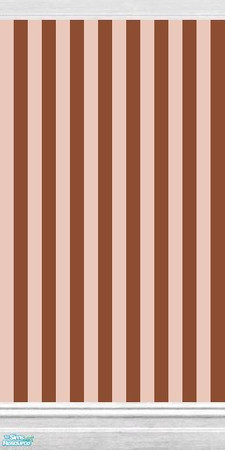 Sims 2 — Paprika Wallpaper Collection I - Paprika Stripes With Cornice by HollyChappell — Beautiful, clean, striped