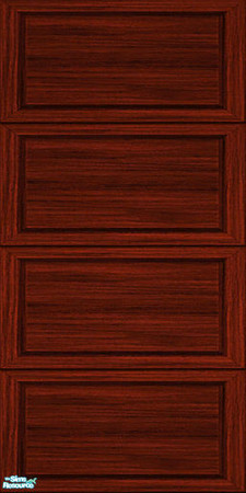 Sims 2 — IR Office - Wallpaper 05 by Murano — Old-fashioned dark wooden paneling.