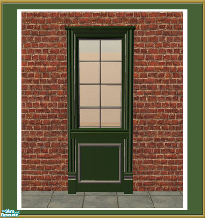Sims 2 — Victorian Shop - Single Window - Diag Mesh by Shakeshaft — Part of a set to create an Old Fashioned Shop Front